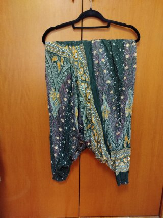 Pantalón  harem estampado étnico talla única