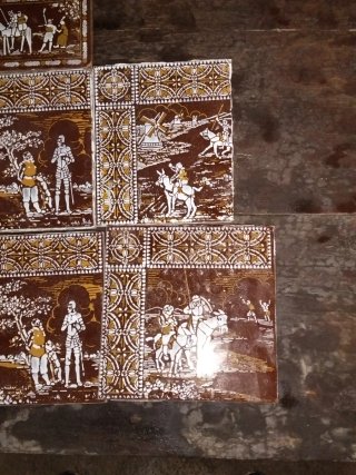 Azulejos Quijote y Sancho Panza