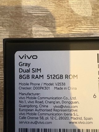 Vivo V70 5G 8/512GB Gris - Como nuevo