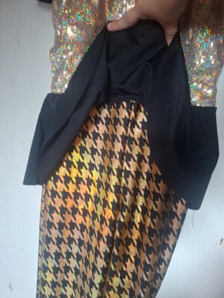 Disfraz o maillot de baile lentejuelas talla 14