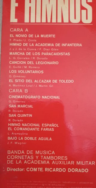 Disco Vinilo Marchas E Himnos Militares