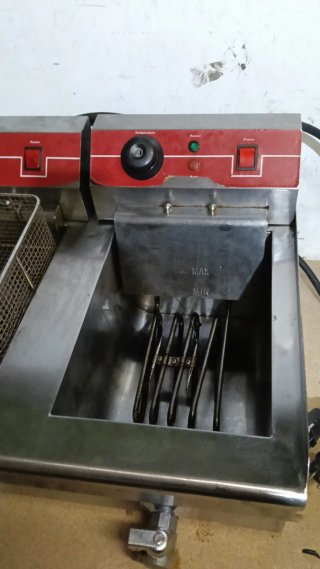 Freidora Doble Profesional 8+8L 4+4kW
