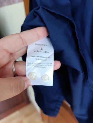 Camisa Valecuatro Mujer Azul