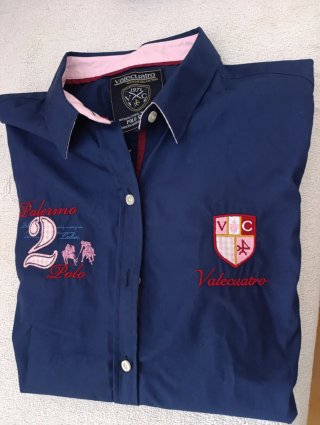 Camisa Valecuatro Mujer Azul