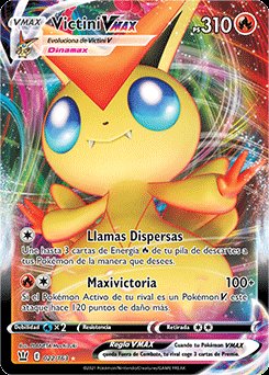 Carta Pokémon Victini VMAX PS 310