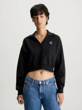Sudadera Calvin Klein Jeans Negra Talla XS