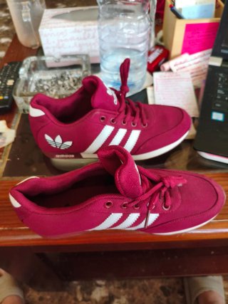 Zapatillas Adidas Mujer Rojas y Blancas
