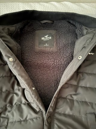 Chaqueta Hollister Negra Bomber