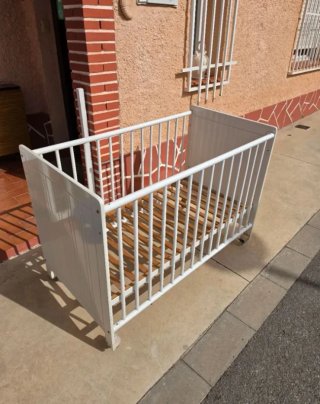 Cuna de madera 120x60