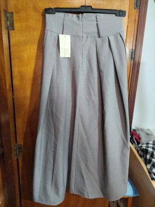 Falda gris talla S