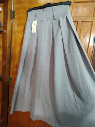 Falda gris talla S