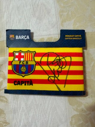 Brazalete Capitán FC Barcelona Firmado Kluivert