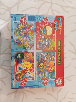 Pack 4 Puzzles Superthings
