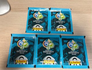Lote 5 sobres cromos Alemania 2006 Panini