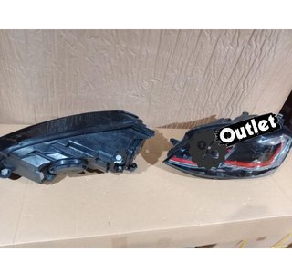 GF FAROS VOLKSWAGEN VW GOLF 7 12-17 DRL DINAMICOS NEGROS LOO