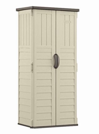 Armario/Caseta Jardín Vertical Suncast Beige