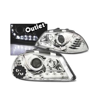 GF FAROS SEAT IBIZA 6L 02-08 DAYLIGHT CROMADOS INTERMITENTE