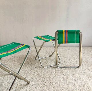 3 taburetes plegables | Vintage 70s