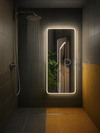Espejo LED Táctil Cuadrado modelo 2096