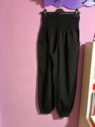 Pantalón bombacho negro talla única