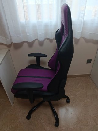 Silla Gaming Newskill Morada y Negra