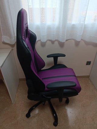 Silla Gaming Newskill Morada y Negra