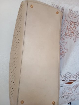 Bolso de piel Coccinelle beige