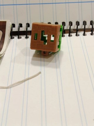 Bloque Hierba Minecraft Kinder Joy