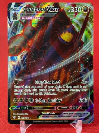 Carta Pokémon Coalossal VMAX HP 330