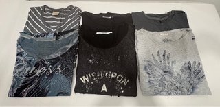 Lote 6 Camisetas Manga Corta Mujer