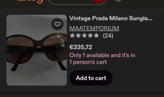 Gafas de sol Prada marrones