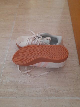 Zapatillas Adidas VL Court 3.0 Beige/Rosa