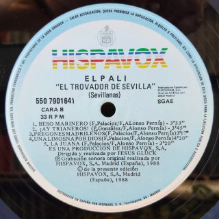 El Pali El Trovador de Sevilla Sevillanas 1988