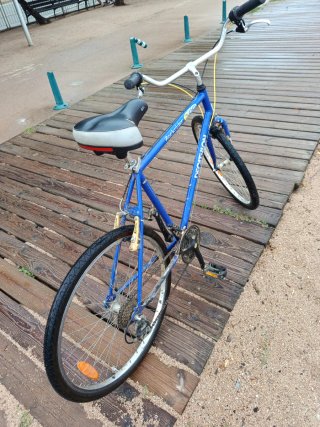 Bicicleta Decathlon 26 Azul talla L