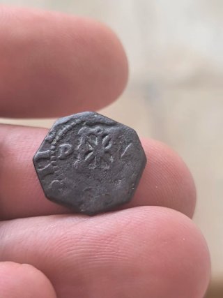 Moneda Maravedí Fernando VI Pamplona