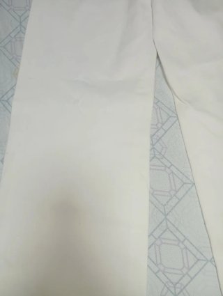 Pantalón vaquero blanco ancho