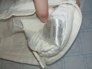 Pantalón vaquero blanco ancho