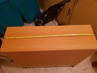 Zapatero de madera 2 puertas