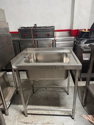 Fregadero Acero Inoxidable 80x60x93 buen estado