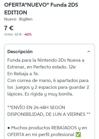 NUEVO.3 Fundas y 3 Protectores Pantalla 2DS Bigben