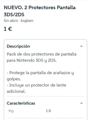 NUEVO.3 Fundas y 3 Protectores Pantalla 2DS Bigben