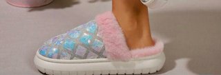 Zapatillas cómodas con lentejuelas