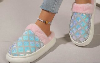 Zapatillas cómodas con lentejuelas
