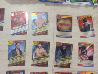 Lote Tarjetas WWE Action Panini