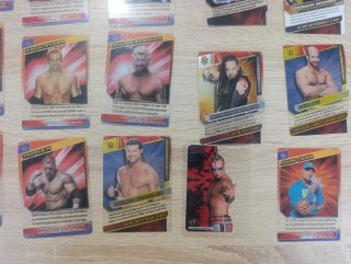 Lote Tarjetas WWE Action Panini