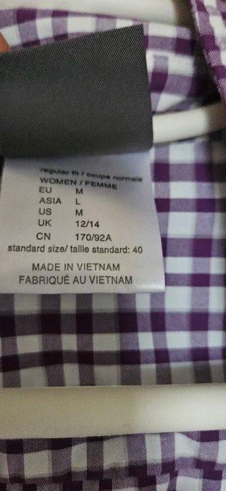 Camisa cuadros Jack Wolfskin mujer