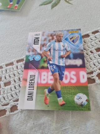 Carta fútbol Panini Málaga CF Dotor 26/27