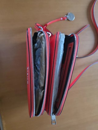 Bolso con bandolera Cromia rojo