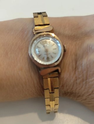 Reloj señora chapado oro antiguo Cauny Amour