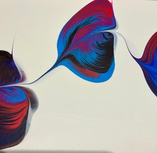 Cuadro abstracto acrílico 20x50 cm